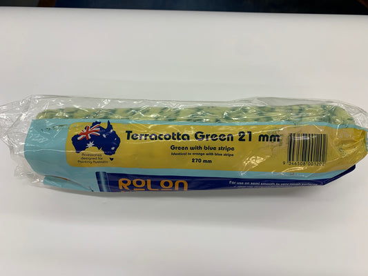Rolon Exterior Terracotta Green 21mm Roller Sleeve My Paint Shop