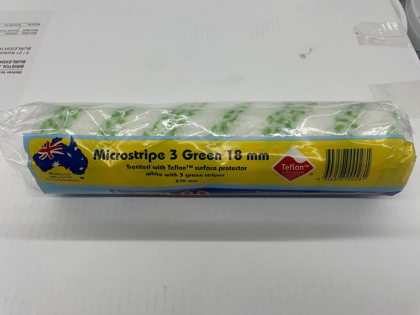 Rolon Microstripe 2 Green 18mm Roller Sleeve